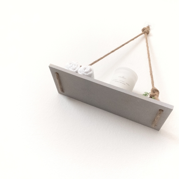 Boho Rope Hanging Shelf - Picture 10 of 10